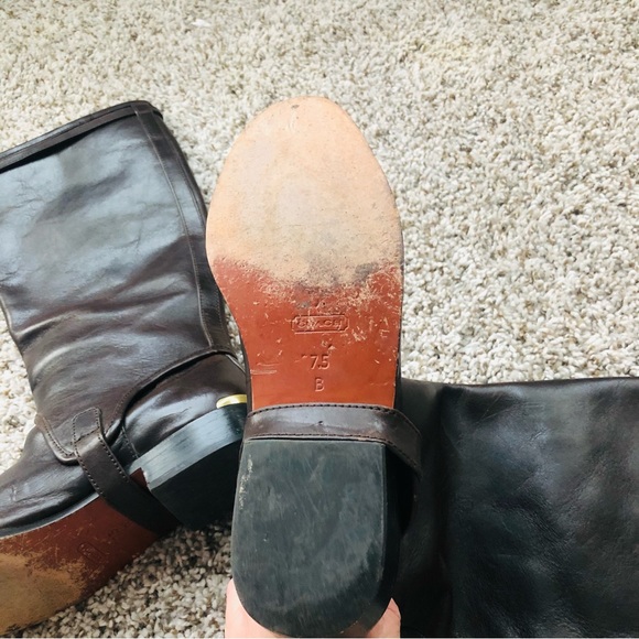 - Coach Leona boots size 7.5 equestrian booties shoes - Picture 9 of 16